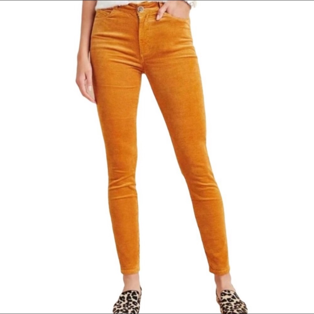 PAIGE CORDUROY SKINNY JEANS (28)